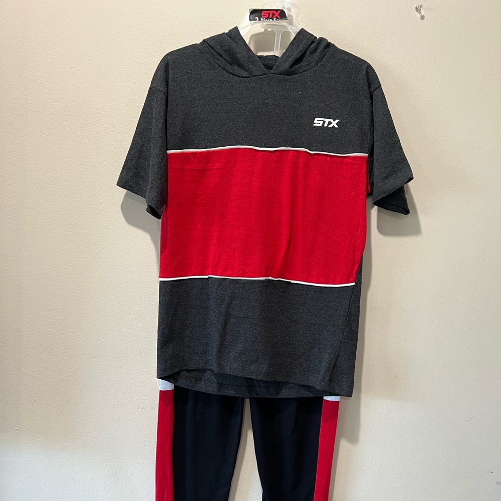 STX boys 2 piece set/hoodie top/pants/new